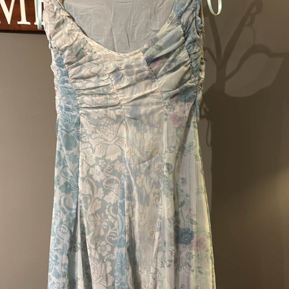 NWOT Free People Gorgeous mixed media ocean combo  heart to heart midi dress. 4 - Picture 13 of 16